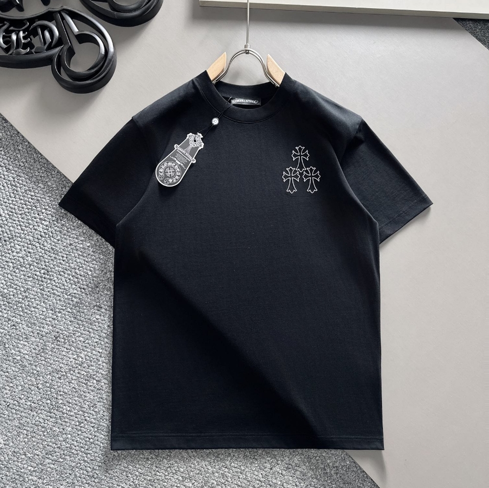 chrome  hearts  latest short-sleeved T-shirt